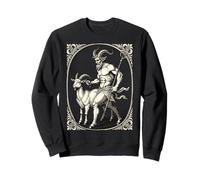 Entre la travesura y la Amenaza demoníaco ilustración Sudadera