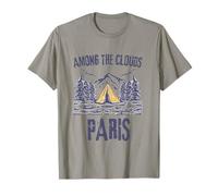 Entre Las Nubes Viajes de Vacaciones París Francia Camiseta