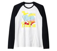 Entre las páginas de un libro es un lugar encantador para estar Camiseta Manga Raglan