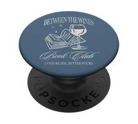 Entre los vinos Book Club Ivory Diseño para lectores PopSockets PopGrip Adhesivo