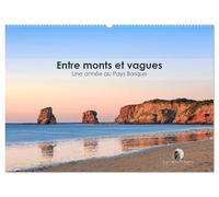 Entre monts et vagues - Une année au Pays Basque (Calendrier mural 2026 DIN A2 vertical), CALVENDO calendrier mensuel: Un calendrier dépaysant qui ... et la majesté des monts du Pays Basque.