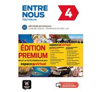 Entre nous Tot en un 4 Premium Livre de lélève + Cahier + CD: Entre nous Tot en un 4 Premium Livre de lélève + Cahier + CD (Entre nous, 4)