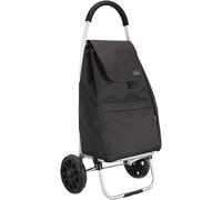 ENTRE TEMPS Meanwhile, SH8530, Carro Compra Ligero y Resistente, Ideal para Ocio y Compras, con Ruedas Multiusos, Plegable para fácil Almacenamiento, Negro, Talla 35