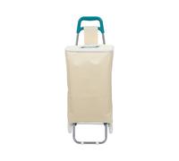 Entre Temps - Sh8542 - Carrito de Compras isotérmica práctico y Ligero - con Compartimento Grande Iluminado para Alimentos Frescos - Mango ergonómico - Blanco - Talla M