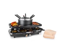 Entrecote Raclette Grill con Fondue 8 Personas con Posavasos Negro