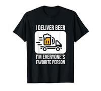 Entrega Cerveza Reparto Camión Conductor Mensajero Trabajo Camionero Camiseta