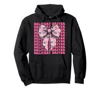 Entrega Conductor Paquete Mensajero Entrega Van Girl Coquette Sudadera con Capucha