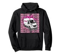 Entrega Conductor Paquete Mensajero Entrega Van Girl Coquette Sudadera con Capucha