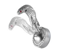 Entrega de botón de inicio del coche - Aleación 8x7x4cm | Diseño de serpiente decorativa Pushbutton cubierta Joystick Protector | Elegante botón de arranque resistente al desgaste para sedán SUV Truck