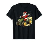 Entrega de Navidad por el Agricultor Santa Claus en Tractor Camiseta
