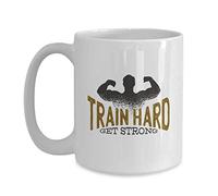 Entrena Duro, Hazte Fuerte Mug Único Taza Divertido Taza De Café Para Té Leche Cacao 330Ml