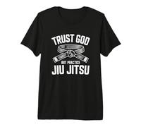 Entrena Jiu Jitsu con Mente Fuerte y Disciplina Camiseta Premium