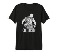 Entrena Jiu Jitsu con Mente Fuerte y Disciplina Camiseta Premium