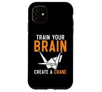 Entrena tu Cerebro CREA una grulla Papel Origami Arte Japonés Carcasa para iPhone 11