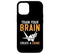 Entrena tu Cerebro CREA una grulla Papel Origami Arte Japonés Carcasa para iPhone 12/12 Pro