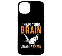 Entrena tu Cerebro CREA una grulla Papel Origami Arte Japonés Carcasa para iPhone 15 Plus