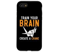 Entrena tu Cerebro CREA una grulla Papel Origami Arte Japonés Carcasa para iPhone SE (2020) / 7/8