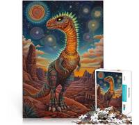 Entrena tu Cerebro y Tus Manos Arte Colorido de Dinosaurios Puzzle de 2000 Piezas para Adultos 70x100cm Mejorar el Amor Entre Parejas