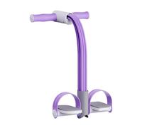 Entrenador abdominal | Aparatos de entrenamiento para sentadillas | Banda de resistencia de pedal multifunción | Cuerda de tracción crujiente con pedales para mejorar el entrenamiento general y para