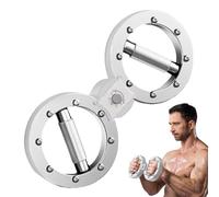 Entrenador Antebrazo - Acero Inoxidable 8 A 15lbs 5 Niveles Ajustables Dispositivo Brazo | Fortalecedor Ergonómico Agarre Antebrazo Para Desarrollo Muscular, Rehabilitación & Ejercicio Diario
