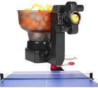 Entrenador automático de ping pong con control remoto con cable, 36 opciones de giro para una práctica mejorada, diseño portátil para un entrenamiento cómodo