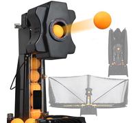 Entrenador automático de tenis de mesa, máquina de servir de ping pong con clip para práctica en interiores, perfecto para clubes y escuelas, mejora tus habilidades de tenis de mesa