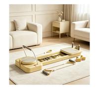 Entrenador casero de Pilates Core Bed, multifunción for Entrenamientos de Cuerpo Completo(Yellow)