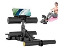 Entrenador de Abdominales Portátil, con 3 Ventosas y Soporte para Teléfono Dispositivo de Autosucción para Ejercicios de Abdomen y Cintura, Ideal para Hombres y Mujeres en Casa Gimnasio o Viaje