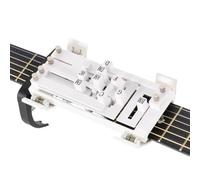 Entrenador de acordes de guitarra con cambio automático, prensador de acordes de guitarra con un solo botón para principiantes, herramientas y accesorios de aprendizaje musical de plástico..