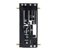 Entrenador de acordes de guitarra: dispositivo de aprendizaje compacto, material ABS resistente, fácil posicionamiento de los dedos, herramienta de práctica versátil | Ideal para guitarristas