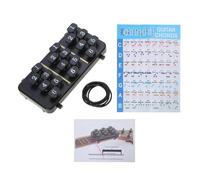 Entrenador de acordes de guitarra folk, sistemas de aprendizaje, herramienta de entrenamiento de acordes de guitarra, ayuda a enseñar a los dedos, herramienta de entrenamiento para principiantes y