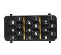 Entrenador de acordes de guitarra para principiantes, herramienta de aprendizaje de prensador de acordes automático, ayudante portátil para práctica de guitarra (negro)..