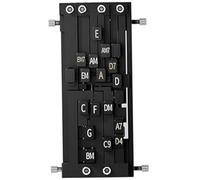 Entrenador de acordes de guitarra rápido y preciso con instrucciones y partitura Entrenador de acordes de guitarra de fácil instalación con acordes verticales para principiantes Aprende a tocar la gui