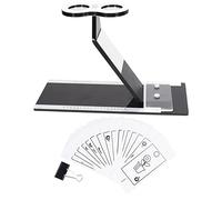 Entrenador de Ambliopía Ajustable, Estereoscopio Cheiroscopios Herramientas de Prueba de Visión con Placa Base de ángulo Ajustable para Heterotropía Squint Mejora la Visión Negro Cuidado personal