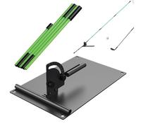 Entrenador de avión de golf | Accesorios de golf ajustables | de entrenamiento de swing con soporte de ángulo de avión, para jóvenes, adultos, golfistas, hombres y mujeres, práctica de corrección