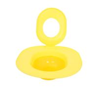 Entrenador de Baño para Gatos con Guía Gradual y Ahorro de Espacio | Kit Reutilizable de PP Amarillo, Prevención de Dispersión de Arena, para Gatos y Gatitos en Casa