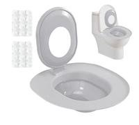 Entrenador de baño para gatos - Escudo de silicona resistente, pieza a manual, unidad básica sólida | Estación de asistencia de viaje, accesorio de utilidad interior para el hogar, Appa