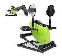 Entrenador De Bicicleta De Rehabilitación De Fisioterapia Electrónica,Ejercitador De Pedal Eléctrico con Base De Metal Y Soporte para Piernas,Entrenamiento De Rehabilitación Física para Ancianos