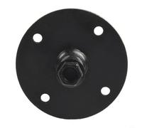 Entrenador de bicicleta eje central de metal para Tianxin Bike, eje de repuesto con tuercas, distancia entre orificios 60 mm/66 mm, diámetro 17 mm/20 mm, longitud 165-181 mm, negro, accesorios de
