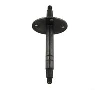 Entrenador de bicicleta eje central de metal para Tianxin Bike, eje de repuesto con tuercas, distancia entre orificios 60 mm/66 mm, diámetro 17 mm/20 mm, longitud 165-181 mm, negro, accesorios de