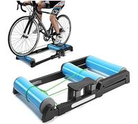 Entrenador de bicicleta plegable, rodillo de entrenamiento de bicicleta de resistencia para MTB y ciclismo de carretera