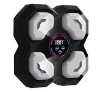 Entrenador de Boxeo Interactivo | Equipo de Ejercicio Inteligente para Interiores - Saco de Boxeo Musical para Pared - para Familias Hijos Hijas Adolescentes y Jóvenes