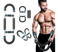 Entrenador de brazos Twister, ajustable para el pecho, para ejercicios estáticos, para ejercitar el brazo, barra de giro portátil, diseño desmontable, fitness en cualquier lugar