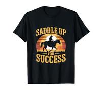 Entrenador de Caballos Saddle Up For Success Horse Trainer Camiseta