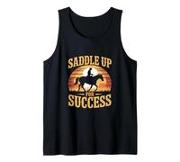 Entrenador de Caballos Saddle Up For Success Horse Trainer Camiseta sin Mangas