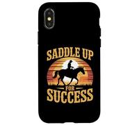 Entrenador de Caballos Saddle Up For Success Horse Trainer Carcasa para iPhone X/XS