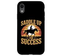 Entrenador de Caballos Saddle Up For Success Horse Trainer Carcasa para iPhone XR