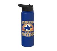 Entrenador de caballos Saddle Up For Success Horse Trainer Stainless Steel Insulated Water Bottle