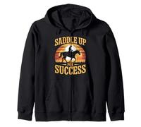 Entrenador de Caballos Saddle Up For Success Horse Trainer Sudadera con Capucha