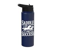 Entrenador de caballos Saddle Up For Success Stainless Steel Insulated Water Bottle